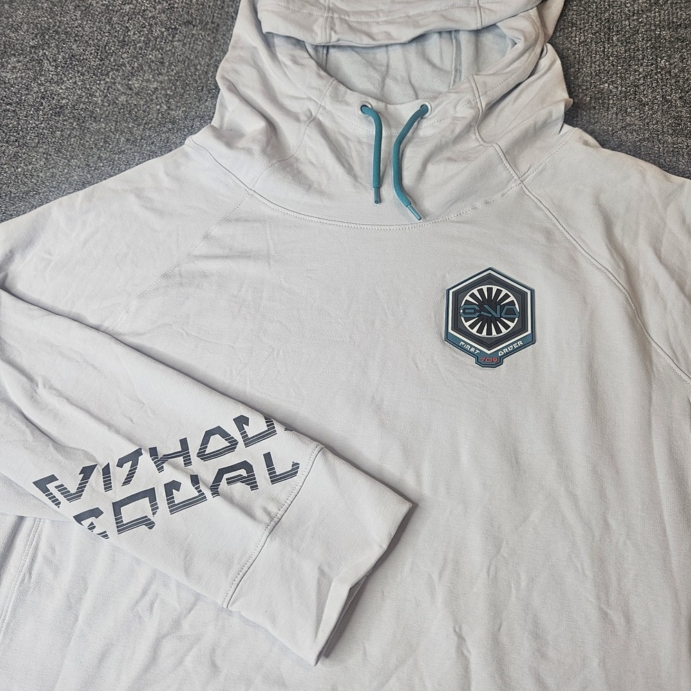Star Wars Galaxys Edge First Order 709 Legion Hoodie Without Equal Size 3XL Gray
